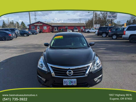 2015 Nissan Altima for sale at Best Value Automotive in Eugene OR