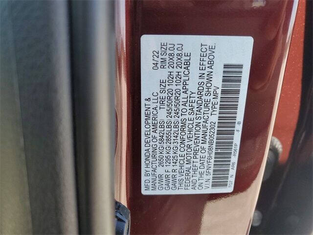 2022 Honda Pilot Elite