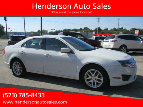 2011 Ford Fusion for sale at Henderson Auto Sales in Poplar Bluff MO