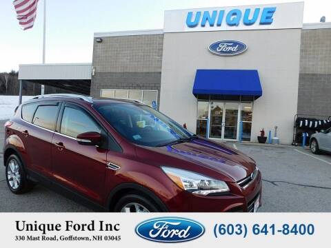 2016 Ford Escape for sale at Unique Motors of Chicopee - Unique Ford in Goffstown NH