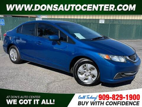 2015 Honda Civic for sale at Dons Auto Center in Fontana CA