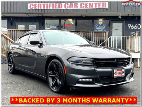 2015 Dodge Charger for sale at CERTIFIED CAR CENTER in Fairfax VA