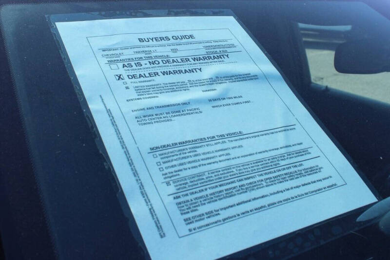 2022 Chevrolet Traverse LT Cloth