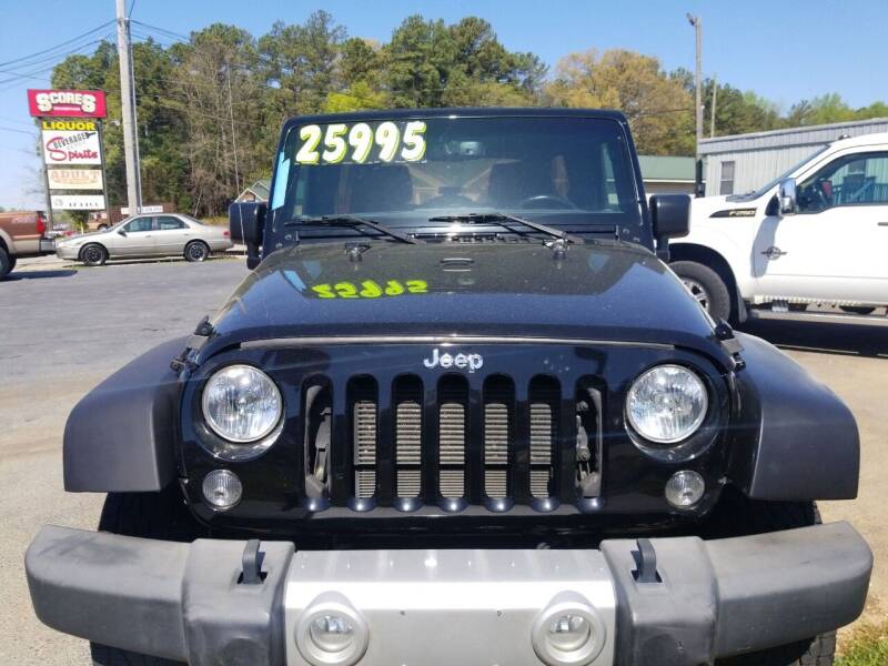 2016 Jeep Wrangler Unlimited for sale at AUTOPLEX 528 LLC in Huntsville AL