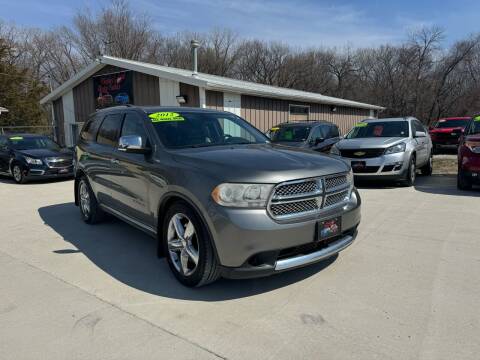 2012 Dodge Durango for sale at Victor's Auto Sales Inc. in Indianola IA