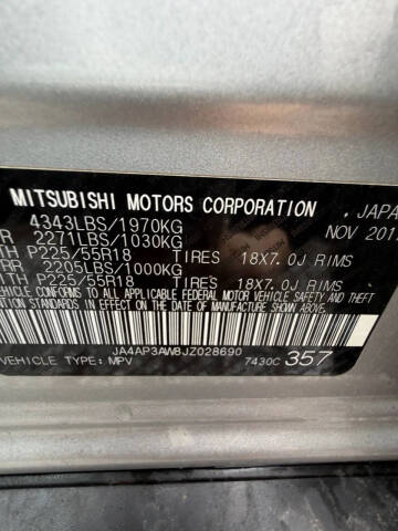2018 Mitsubishi Outlander Sport 2.4 SE