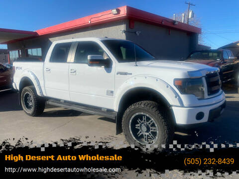 2014 Ford F-150 for sale at High Desert Auto Wholesale in Albuquerque NM