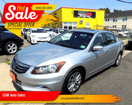 2012 Honda Accord for sale at GSM Auto Sales in Linden NJ