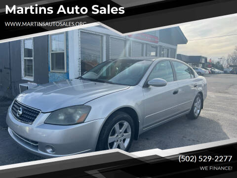 2005 Nissan Altima for sale at Martins Auto Sales in Shelbyville KY