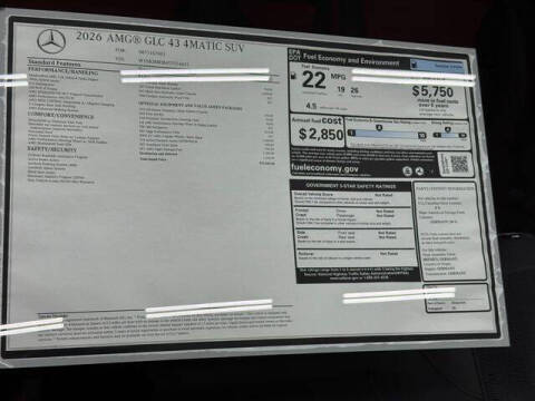2026 Mercedes-Benz GLC AMG GLC 43
