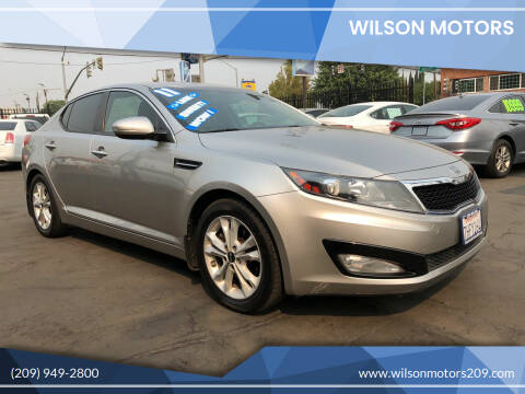2011 Kia Optima for sale at WILSON MOTORS in Stockton CA