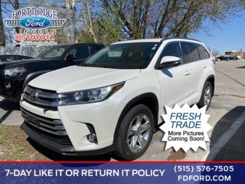 2018 Toyota Highlander for sale at Fort Dodge Ford Lincoln Toyota in Fort Dodge IA