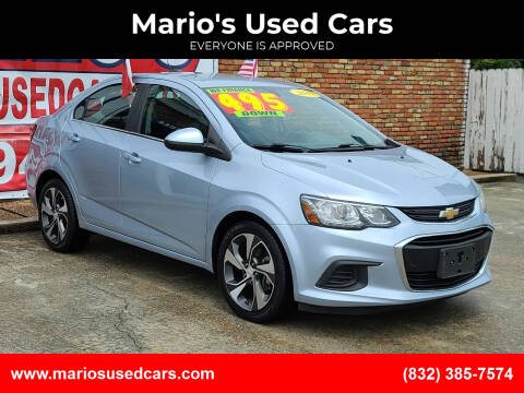 2017 Chevrolet Sonic for sale at Mario's Used Cars - South Houston Location in South Houston TX