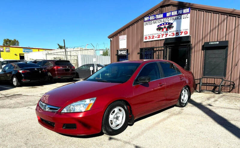 2007 Honda Accord for sale at KLB AUTO SALE in Houston TX