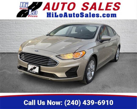 2019 Ford Fusion for sale at Hi-Lo Auto Sales in Frederick MD