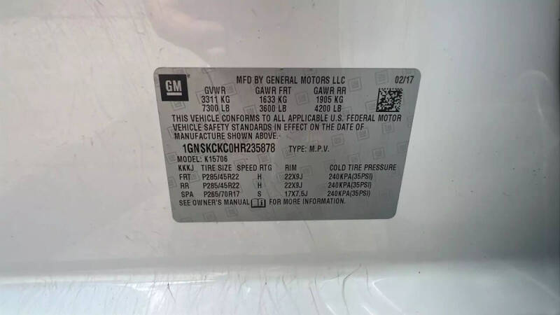 2017 Chevrolet Tahoe Premier