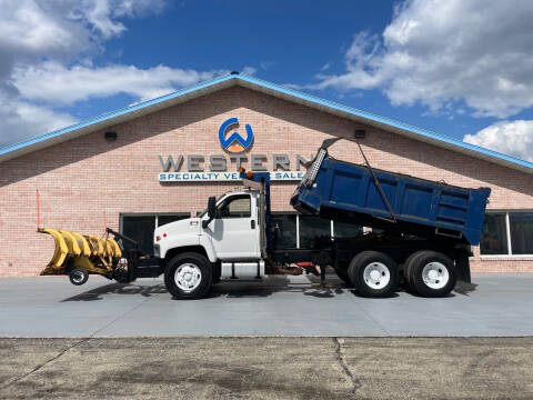 2009 GMC C8500 Dump Truck Snow Plow for sale at Western Specialty Vehicle Sales in Braidwood IL