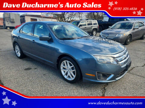2012 Ford Fusion for sale at Dave Ducharme's Auto Sales in Lowell MA