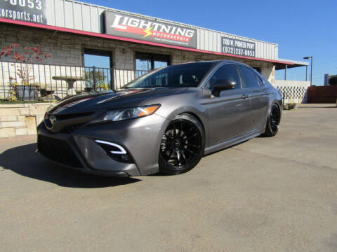 2018 Toyota Camry for sale at Lightning Motorsports in Grand Prairie TX
