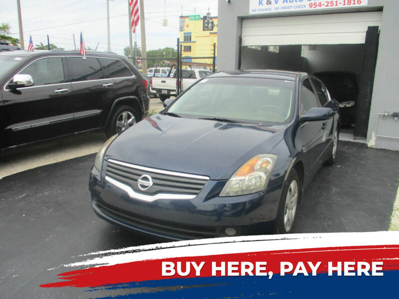 2008 Nissan Altima for sale at K & V AUTO SALES LLC in Hollywood FL