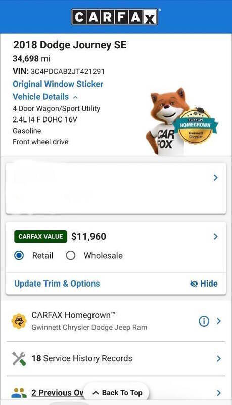 2018 Dodge Journey SE