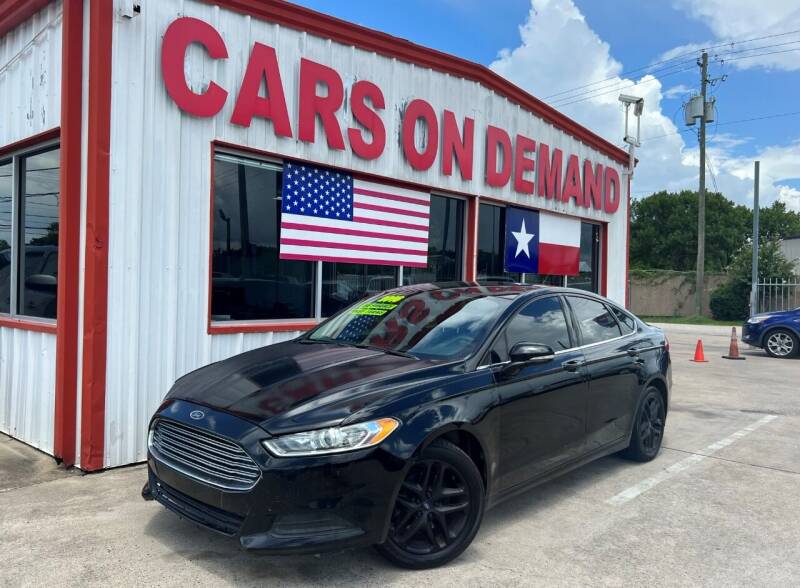 2016 Ford Fusion for sale at Cars On Demand 2 in Pasadena TX