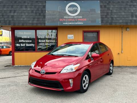 2013 Toyota Prius for sale at Exclusive Motors in Omaha NE