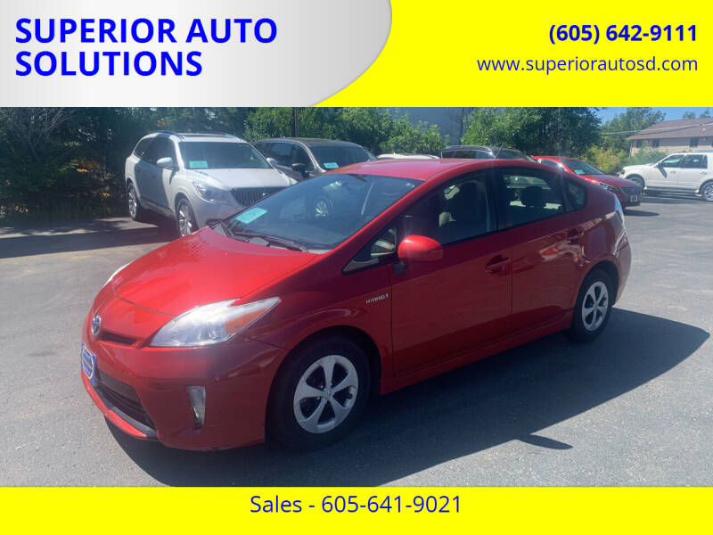 2013 Toyota Prius for sale at SUPERIOR AUTO SOLUTIONS in Spearfish SD