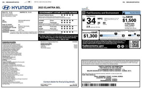 2023 Hyundai Elantra