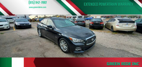 2017 Infiniti Q50 for sale at Green Ride Inc in Nashville TN