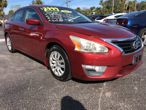 2013 Nissan Altima for sale at RIVERSIDE MOTORCARS INC - Main Lot in New Smyrna Beach FL