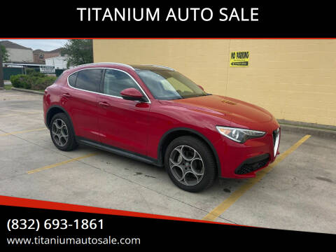 2018 Alfa Romeo Stelvio for sale at TITANIUM AUTO SALE in Houston TX