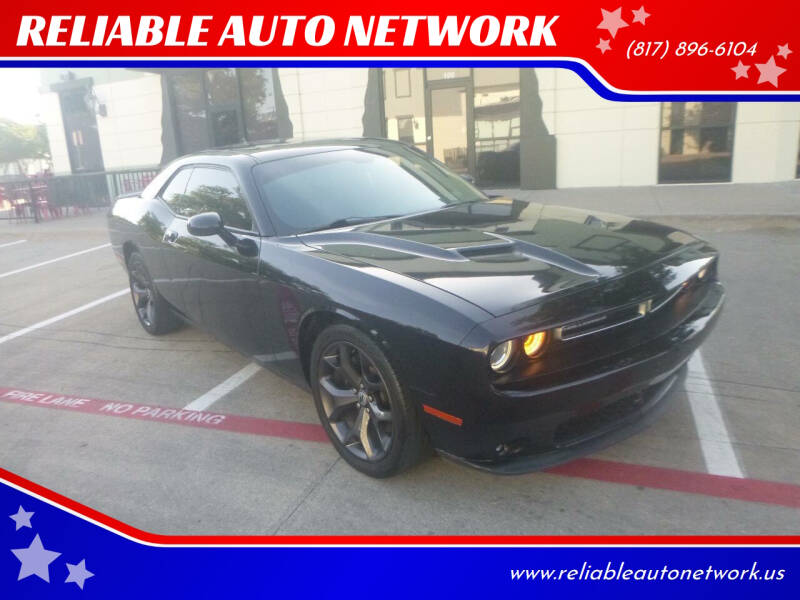 2018 Dodge Challenger for sale at RELIABLE AUTO NETWORK in Arlington TX