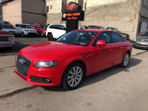 2009 Audi A4 for sale at STEEL TOWN PRE OWNED AUTO SALES in Weirton WV