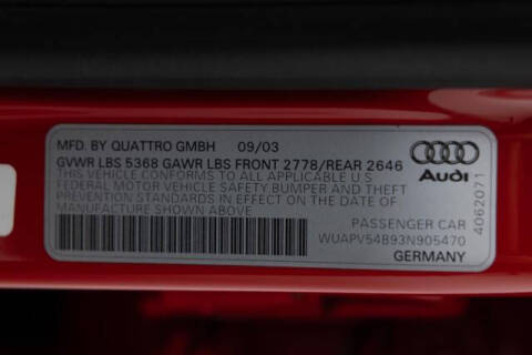 2003 Audi RS 6 quattro