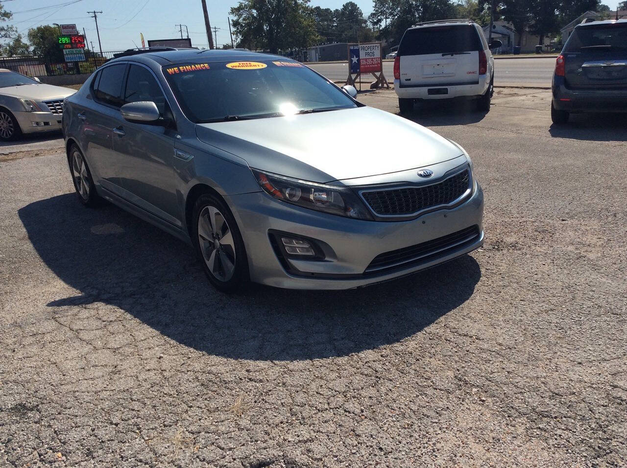 2014 Kia Optima Hybrid for sale at SPRINGTIME MOTORS in Huntsville, TX