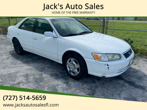 2001 Toyota Camry for sale at Jack's Auto Sales in Port Richey FL