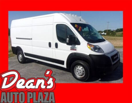 2019 RAM ProMaster for sale at Dean's Auto Plaza in Hanover PA