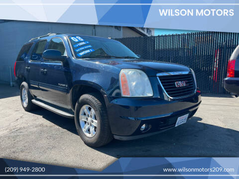 2008 GMC Yukon for sale at WILSON MOTORS in Stockton CA