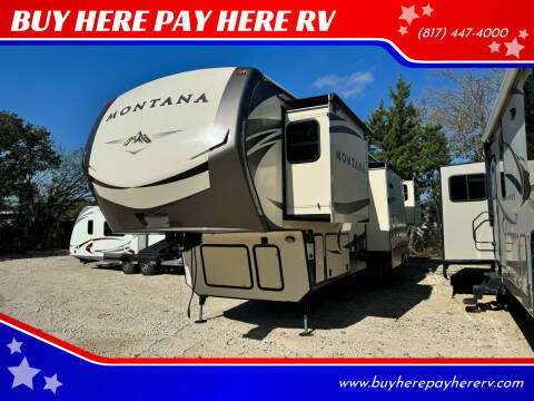 2016 Keystone Montana 3791RD for sale at BUY HERE PAY HERE RV in Burleson TX