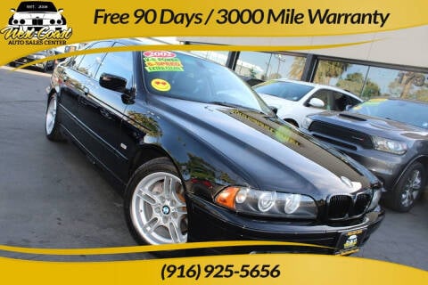 2002 BMW 5 Series for sale at West Coast Auto Sales Center in Sacramento CA