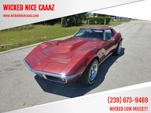 1969 Chevrolet Corvette for sale at WICKED NICE CAAAZ in Cape Coral FL