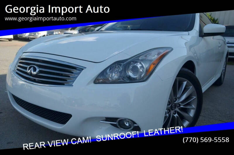 Infiniti G37 Coupe For Sale In Suwanee, GA - Carsforsale.com®