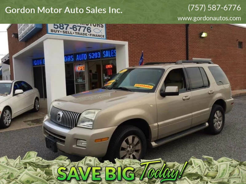 2006 Mercury Mountaineer for sale at Gordon Motor Auto Sales Inc. in Norfolk VA