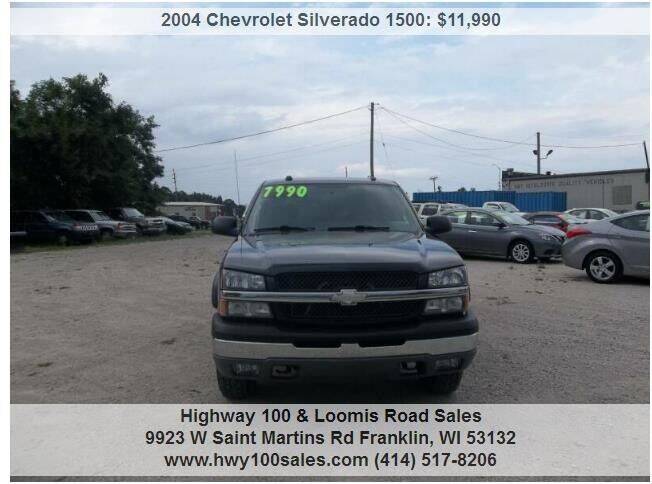 2004 Chevrolet Silverado 1500 for sale at Highway 100 & Loomis Road Sales in Franklin WI