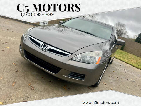 2006 Honda Accord for sale at C5 Motors in Marietta GA