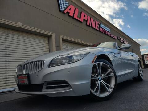 2015 BMW Z4 for sale at Alpine Motors Certified Pre-Owned in Wantagh NY