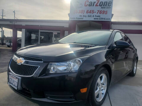 2013 Chevrolet Cruze for sale at CarZone in Marysville CA