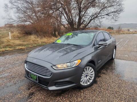 2015 Ford Fusion Hybrid for sale at Canyon View Auto Sales in Cedar City UT