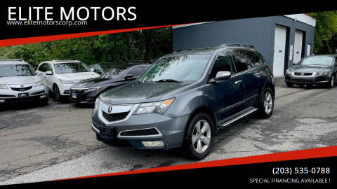 2010 Acura MDX for sale at ELITE MOTORS in West Haven CT